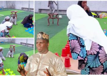 Kalli Bidiyo: Rarara Da ‘Ya’yansa Sun Baje Kolin Wasanni Cikin Farin Ciki a Gidansa