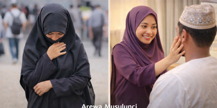 Me yasa mace ke saka hannu a hijabi lokacin da take kwaila?