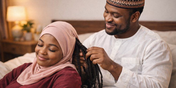 Yadda Ake Wasa Da Gashin Mata Lokacin Saduwa