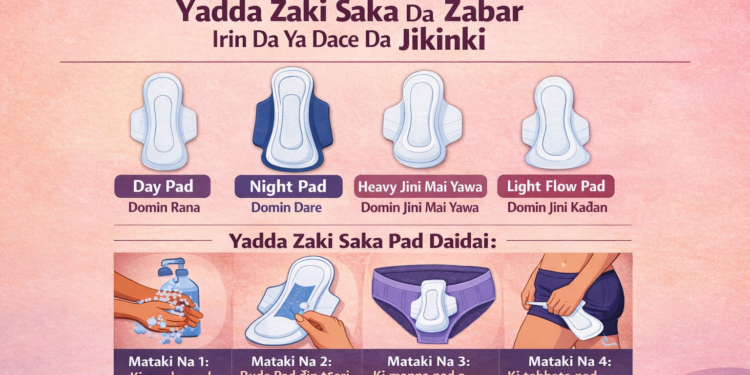 Pad Na Haila: Yadda Zaki Saka Da Zaɓar Irin Wanda Ya Dace Da Jikinki