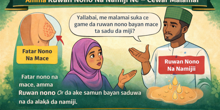 Fatar Nono Itace Ta Mace, Amma Ruwan Nono Na Namiji Ne — Cewar Malamai