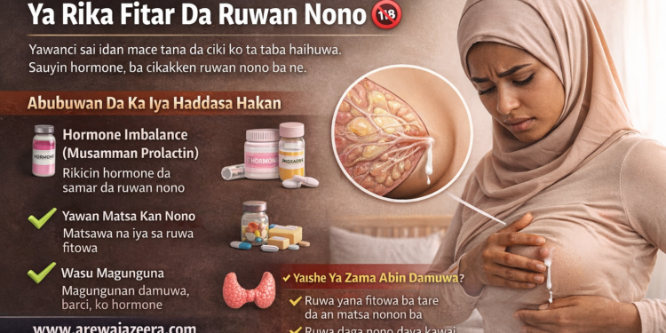 Ba Al’ada Ba Ce Nonon Budurwa Ya Rika Fitar Da Ruwan Nono 🔞