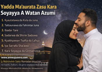 Yadda Ma’aurata Zasu Kara Soyayya A Watan Azumi