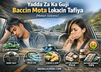 Yadda Za Ka Guji Baccin Mota Lokacin Tafiya (Motion Sickness)