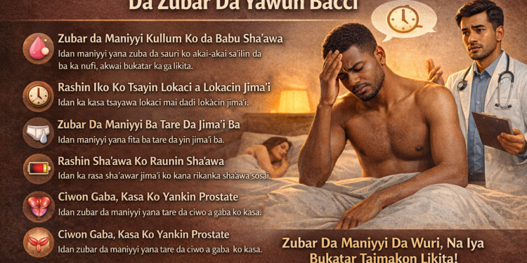 “Yaushe Yakamata Ka Nemi Likita Idan Kana Fama da Zubar da Maniyyi Cikin Bacci”