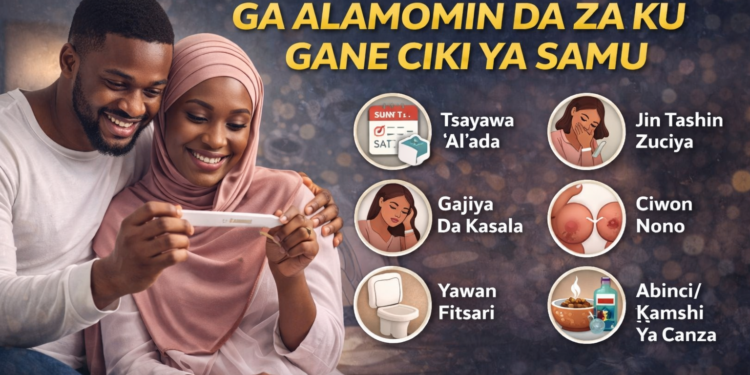 Sababbin Angwaye: Ga Alamomin Da Za Ku Gane Ciki Ya Shiga