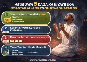 Abubuwa 5 Da Za Ka Kiyaye Don Nisantar Aljanu Ko Gujewa Shafar Su